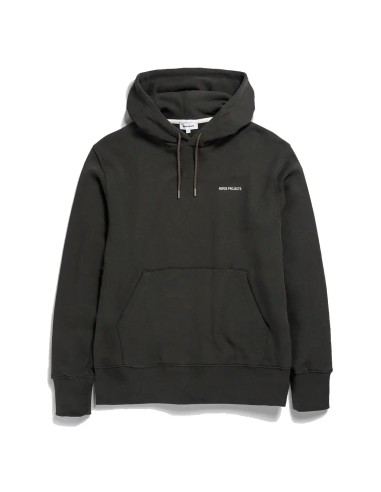 Norse Projects Arne Logo Hoodie Beech Green Amélioration de cerveau avec