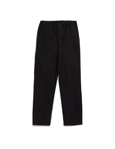 Norse Projects Ezra Relaxed Solotex Twill Trouser Black pas cheres