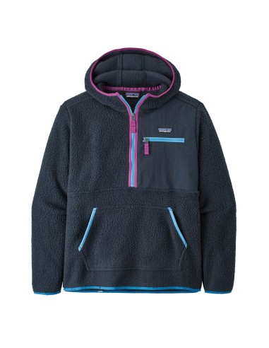 Patagonia Retro Pile Pullover Fleece Pitch Blue de l' environnement