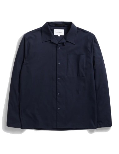 Norse Projects Carsten Solotex Twill LS Shirt Dark Navy acheter