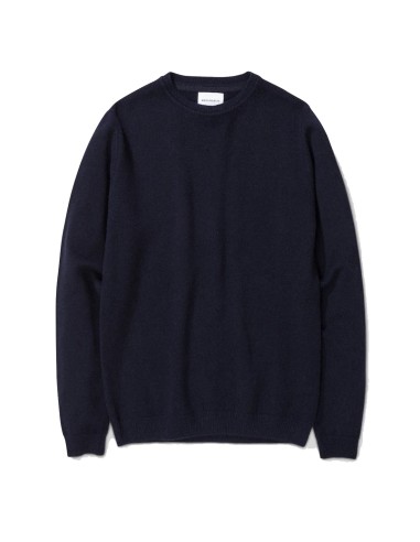 Norse Projects Sigfred Merino Lambswool Sweater Dark Navy de la marque