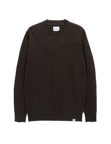 Norse Projects Sigfred Merino Lambswool Sweater Truffle basket pas cher