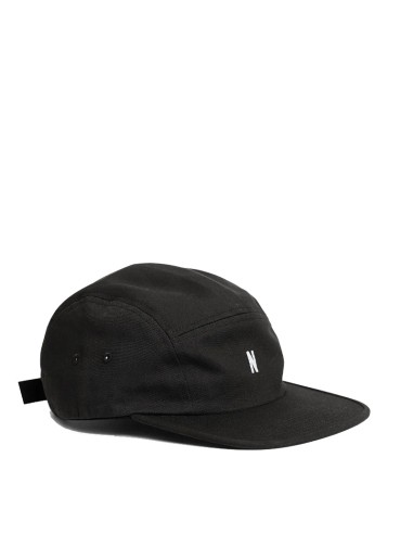 Norse Projects Twill 5 Panel Cap Black Découvrez la collection