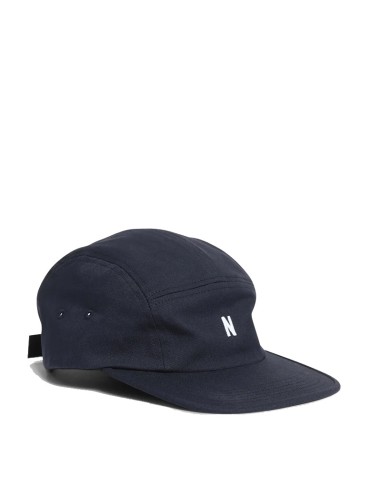 Norse Projects Twill 5 Panel Cap Dark Navy la chaussure