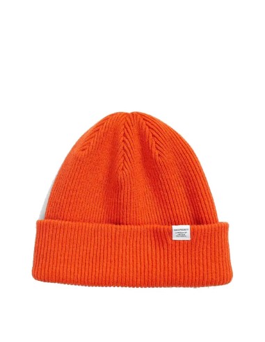 Norse Projects Norse Beanie Blood Orange Par le système avancé 