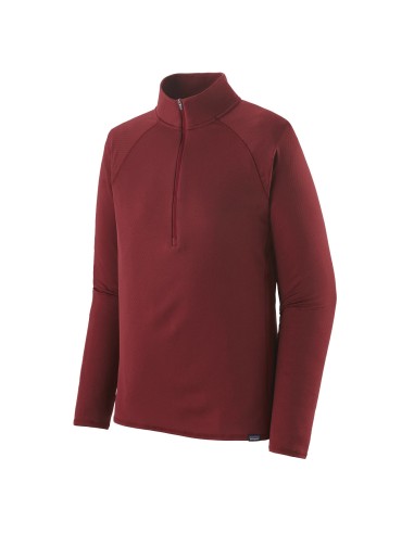 Patagonia Capilene Midweight Zip Neck Sequoia Red Véritable concentré