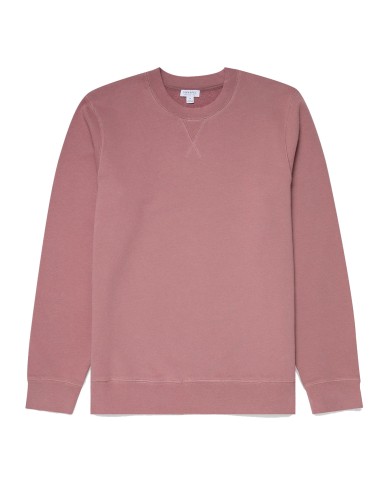 Sunspel Loopback Sweatshirt Vintage Pink acheter