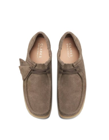 Clarks Originals Wallabee Dark Grey Suede rembourrage situé sous