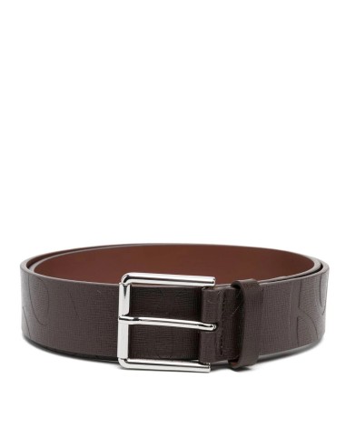 Paul Smith Belt Embossed Brown shop