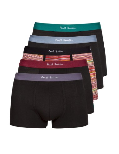 Paul Smith Trunk 5 Pack Black Sign Black sur le site 