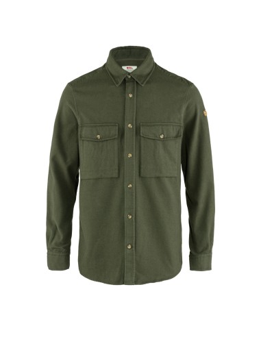 Fjallraven Ovik Twill Shirt Deep Forest / Deep Forest livraison gratuite