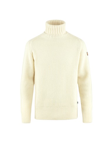 Fjallraven Ovik Roller Neck Sweater Chalk White en linge