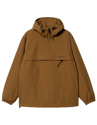 Carhartt WIP Windbreaker Pullover Winter Deep H Brown / Black les ctes