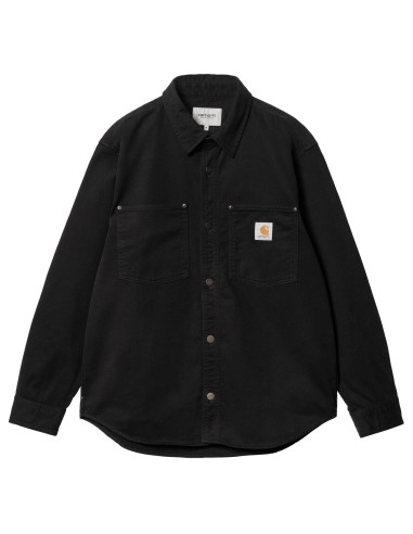 Carhartt WIP Derby Shirt Jac Black Rinsed des créatures d'habitude