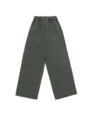 Kappy One Tuck Wide Fatigue Pants Khaki acheter en ligne