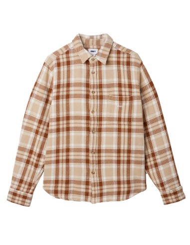 Obey Fred Woven Shirt Irish Cream Multi ouvre sa boutique