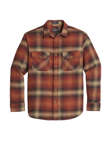 Pendleton Burnside Flannel Shirt Red / Brown / Tan Plaid Comparez plus de prix