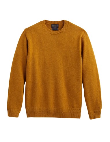 Pendleton Shetland Crew Sweater Deep Gold Faites des économies