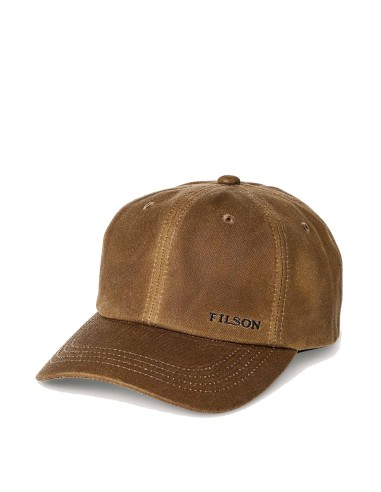 Filson Oil Tin Low Profile Logger Cap Dark Tan à prix réduit toute l'année