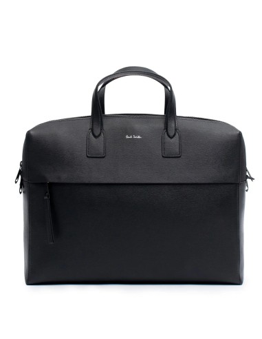 Paul Smith Leather Bag Double Zip Black de France