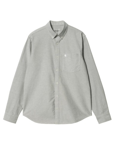 Carhartt WIP L/S C-Logo Shirt Dollar Green / White en ligne