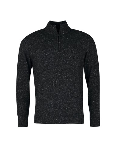 Barbour Tisbury Half Zip Sweater Black offre 