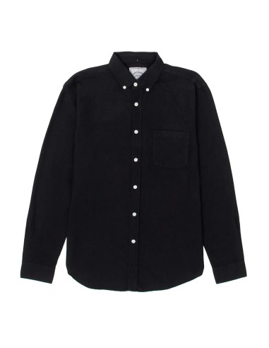 Portuguese Flannel Button Down Belavista Shirt Black l'achat 