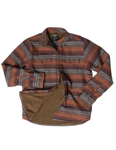 Kavu Eagle Pine Shirt Copper Hills Stripe JUSQU'A -70%! 