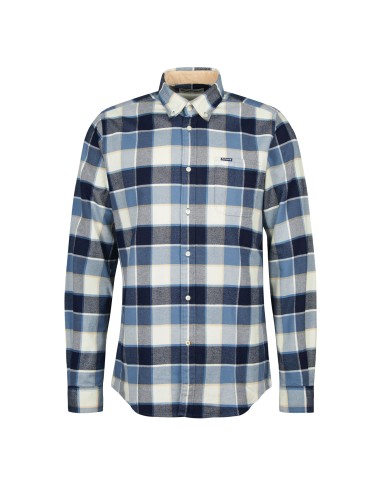 Barbour Valley Tailored Shirt Blue Profitez des Offres !