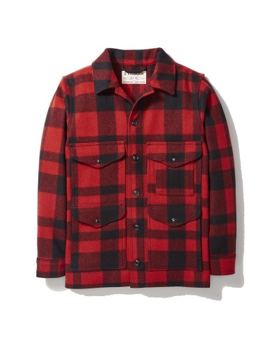 Filson Mackinaw Cruiser Jacket Red / Black Plaid En savoir plus