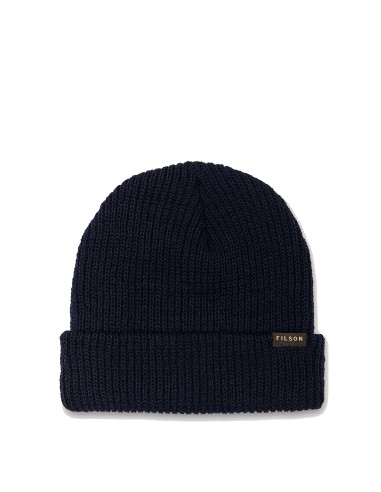 Filson Watch Cap Knitted Hat Navy de technologie