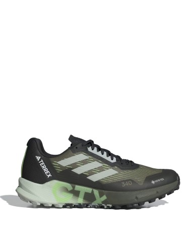 Adidas Terrex Agravic Flow Gore-Tex Trail Running Shoes 2.0 Olive Strata / Wonder Silver / Green Spark 2 - 3 jours ouvrés.