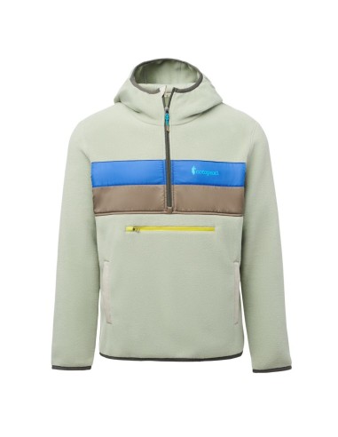 Cotopaxi Teca Fleece Hooded Half-Zip Jacket Grey Stone de votre