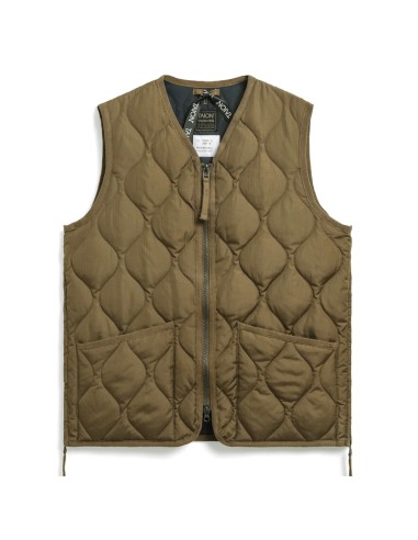 Taion Military Zip V Neck Vest L. Brown à prix réduit toute l'année