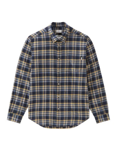 Woolrich Light Flannel Shirt Yellow Check acheter en ligne