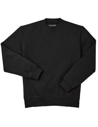 Filson Prospector Crew Neck Sweatshirt Faded Black Par le système avancé 